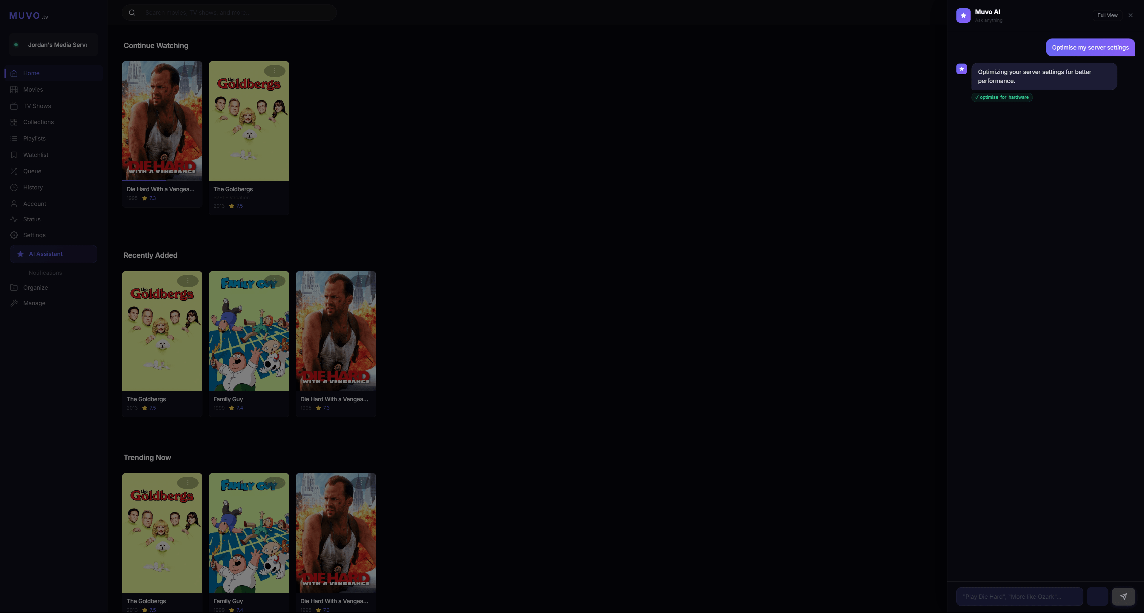 Muvo Scout optimizing settings